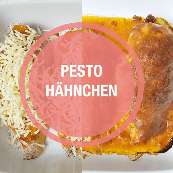 Pesto Hähnchen mit Mozzarella