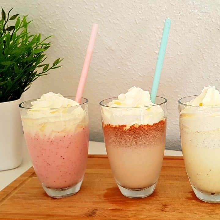 Milchshake | Vanille, Erdbeer &amp; Nutella - CUISINI - Der Food Blog für ...