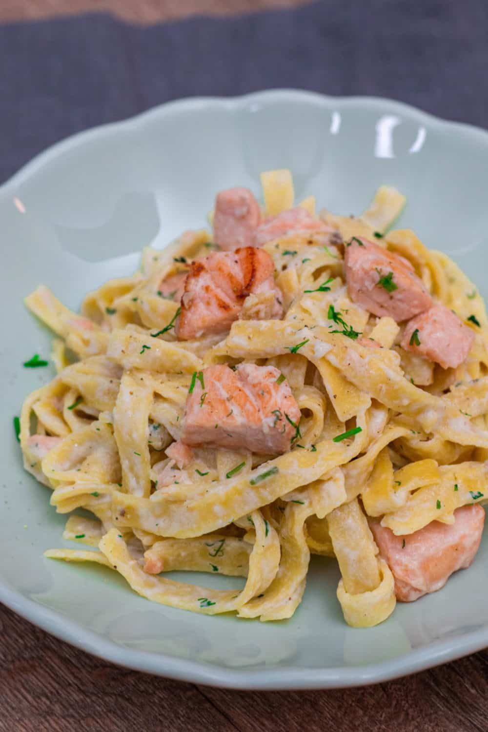 Pasta mit Lachs