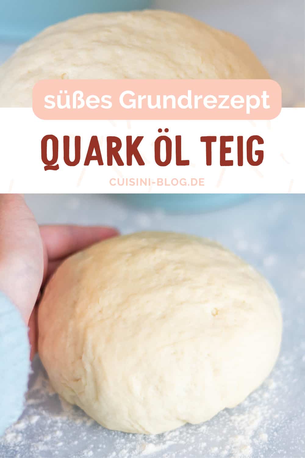 Quark Öl Teig Rezept süßes Grundrezept