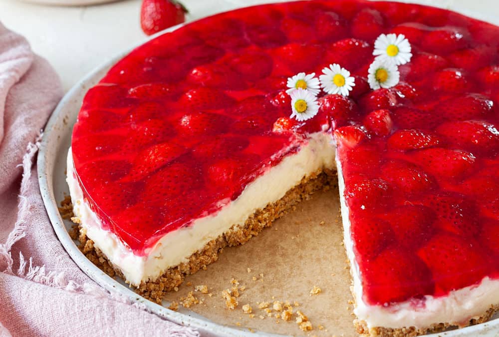 Erdbeerkuchen