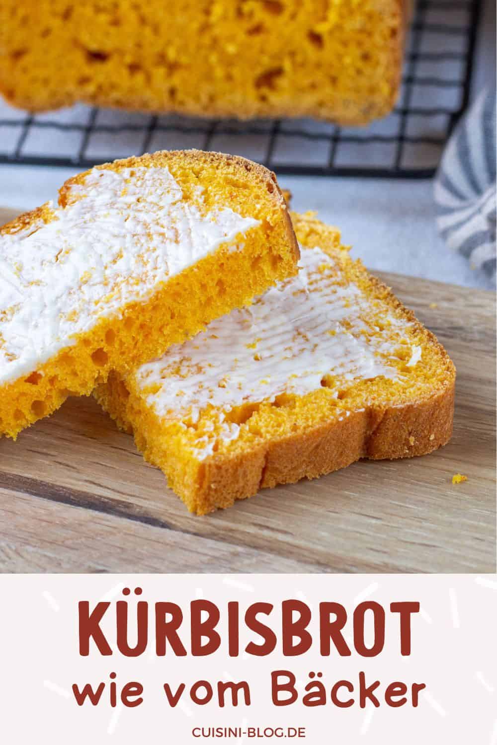 Kürbisbrot Rezept wie vom Bäcker Pin