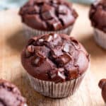 Schoko Muffins - super saftig mit Öl & Kakao (bestes Rezept)