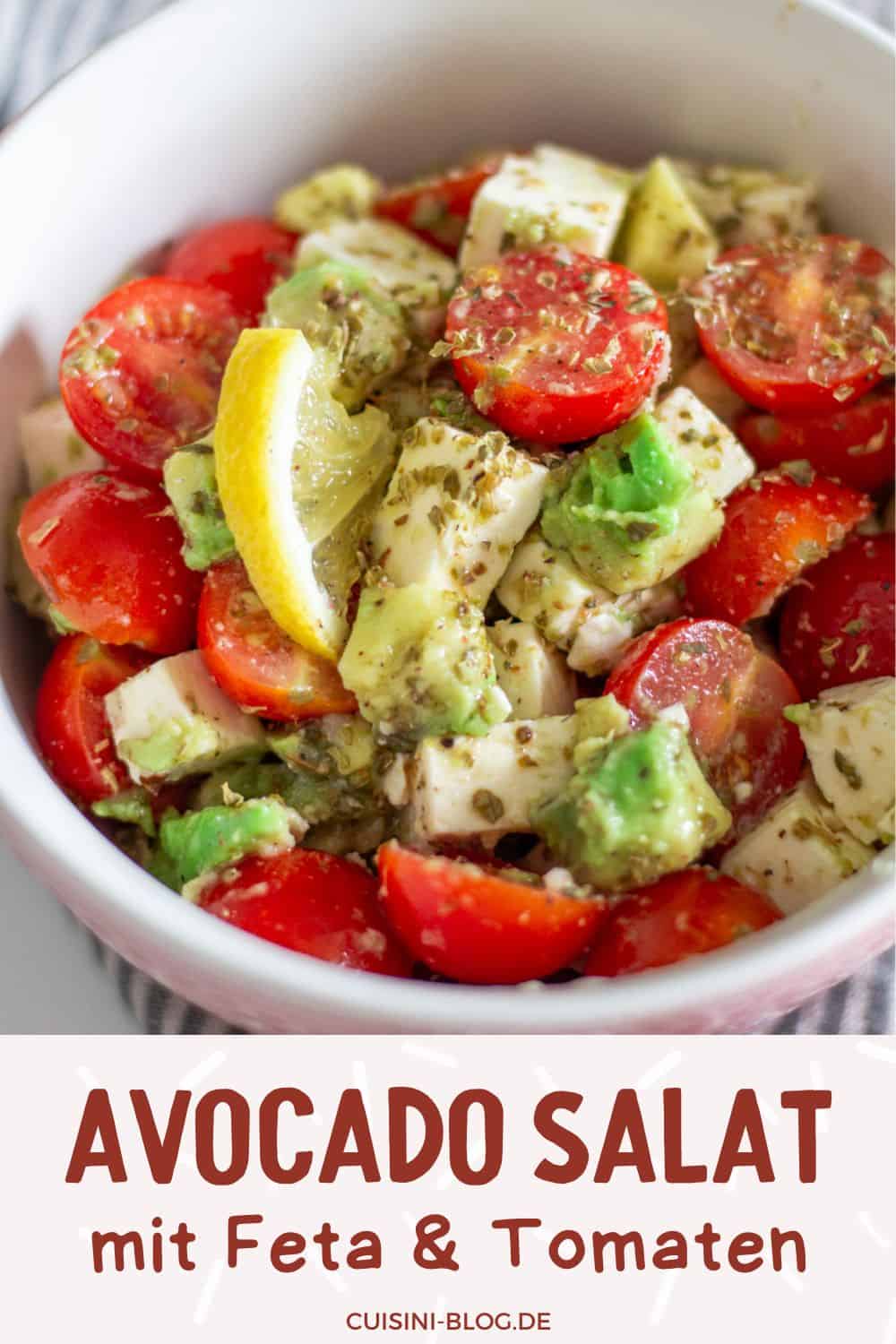 avocado-salat-mit-feta-und-tomaten Rezept für Feta Creme Dip mit Schafskäse wie vom Griechen selber machen.