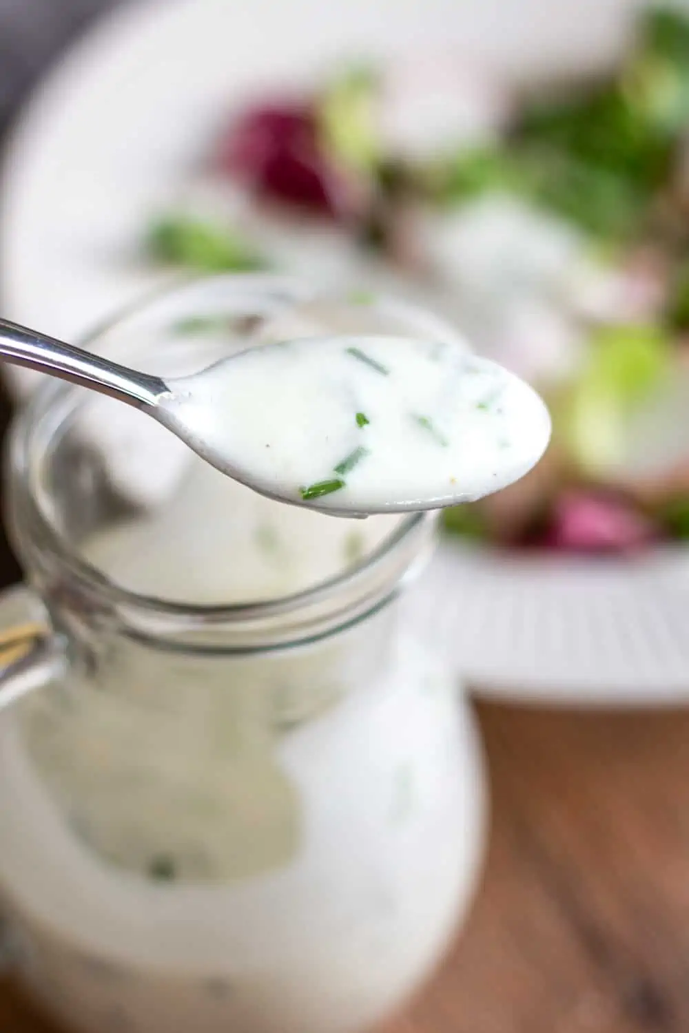 Joghurt Dressing - einfaches Salatdressing selber machen