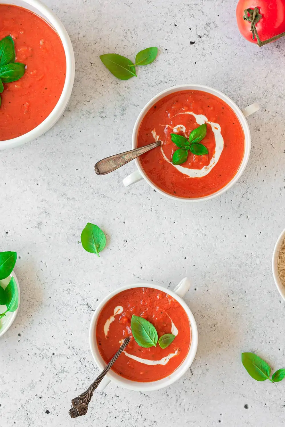 Schnelle Tomatensuppe mit Reis - super leckeres Rezept
