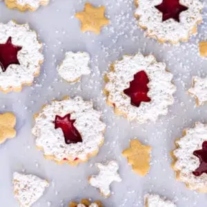 Linzer Plätzchen - beste Weihnachtsplätzchen mit Marmelade