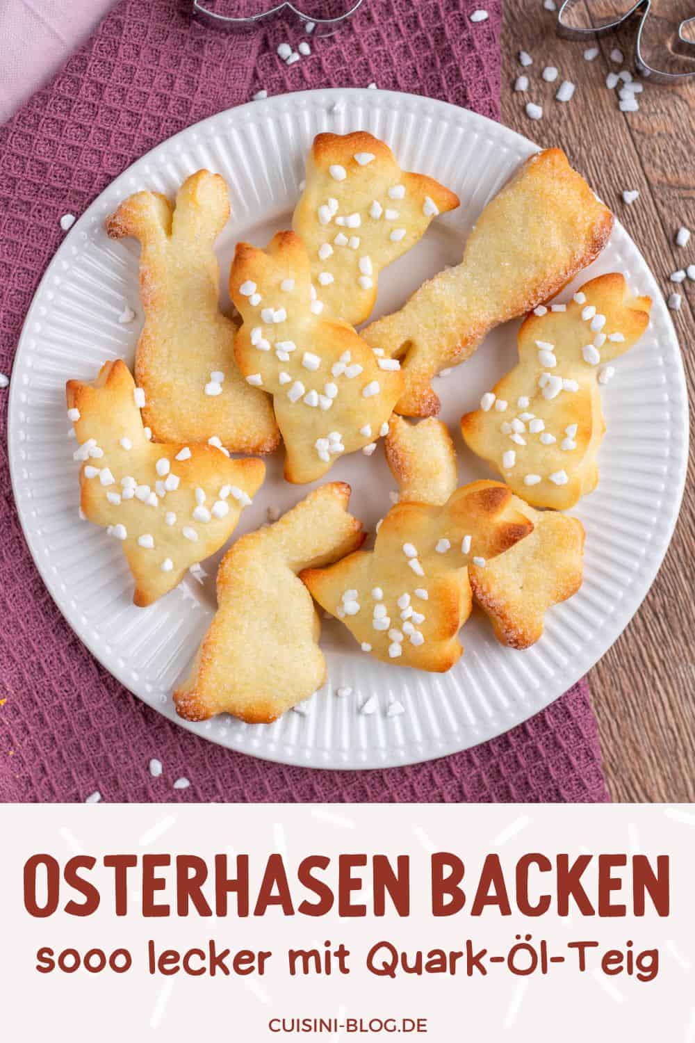 osterhasen-backen-quarkhasen-rezept-ostern-6 Quarkhasen aus Quark Öl Teig. Einfaches und schnelles Rezept zu Ostern.