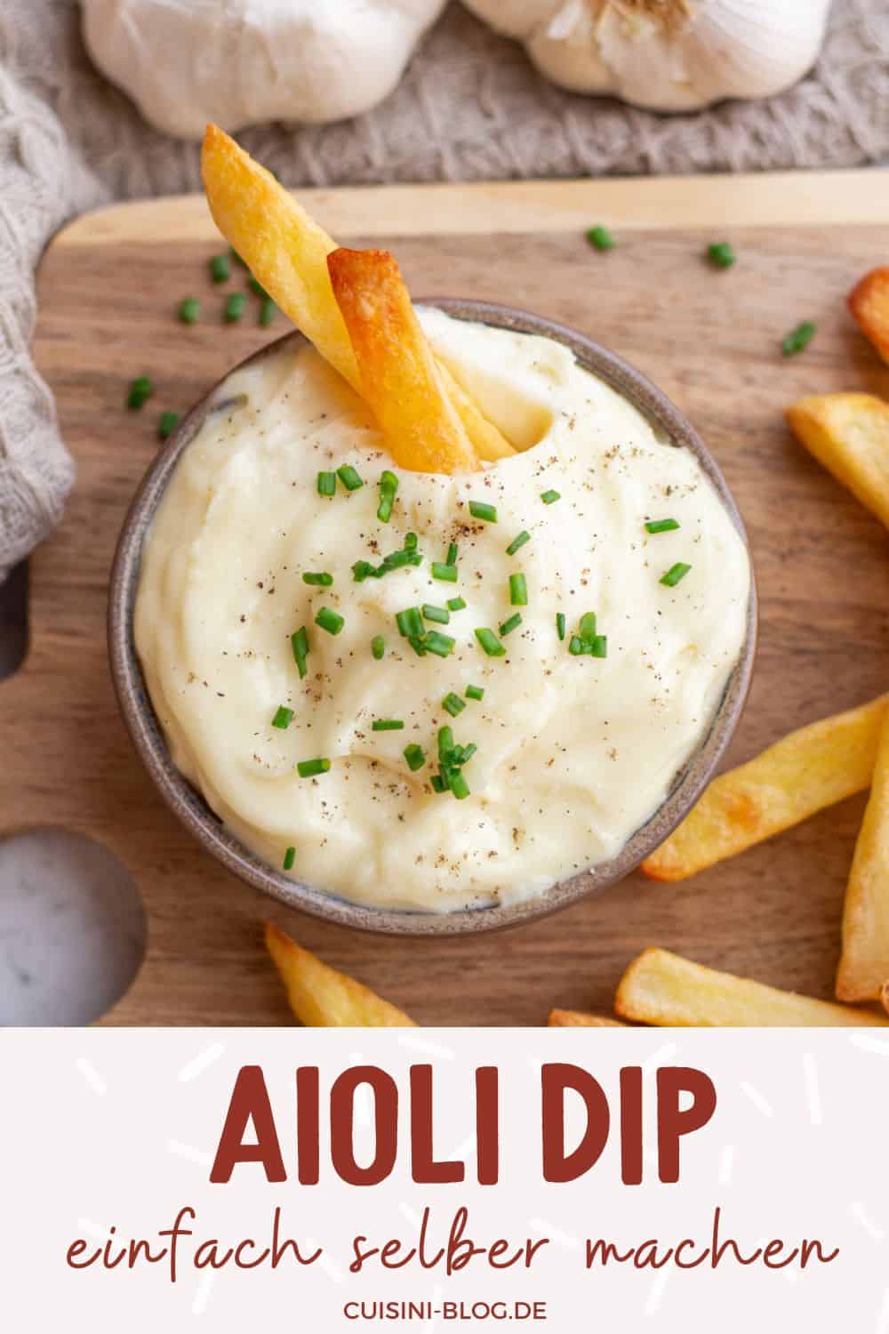 aioli-rezept-dip-einfach-selber-machen Schoko Muffins Pin