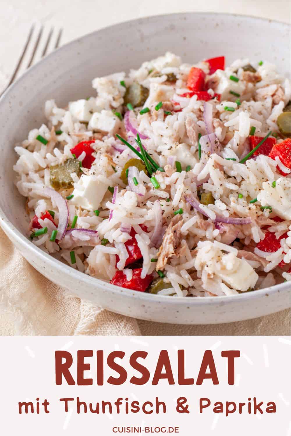 reissalat-mit-thunfisch-und-paprika Schoko Muffins Pin