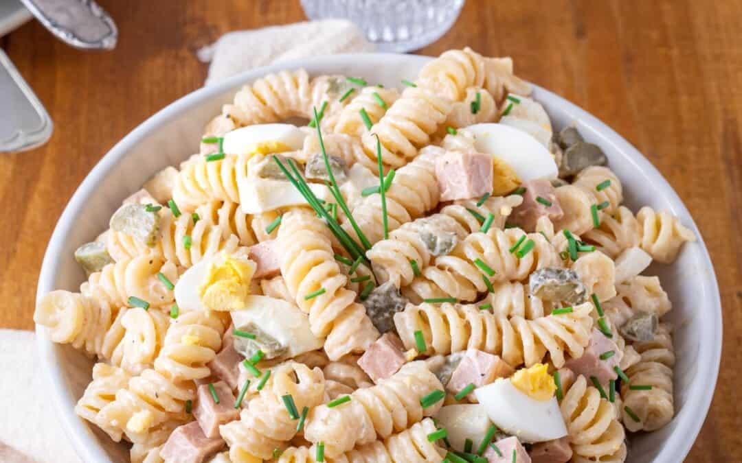 Klassischer Nudelsalat