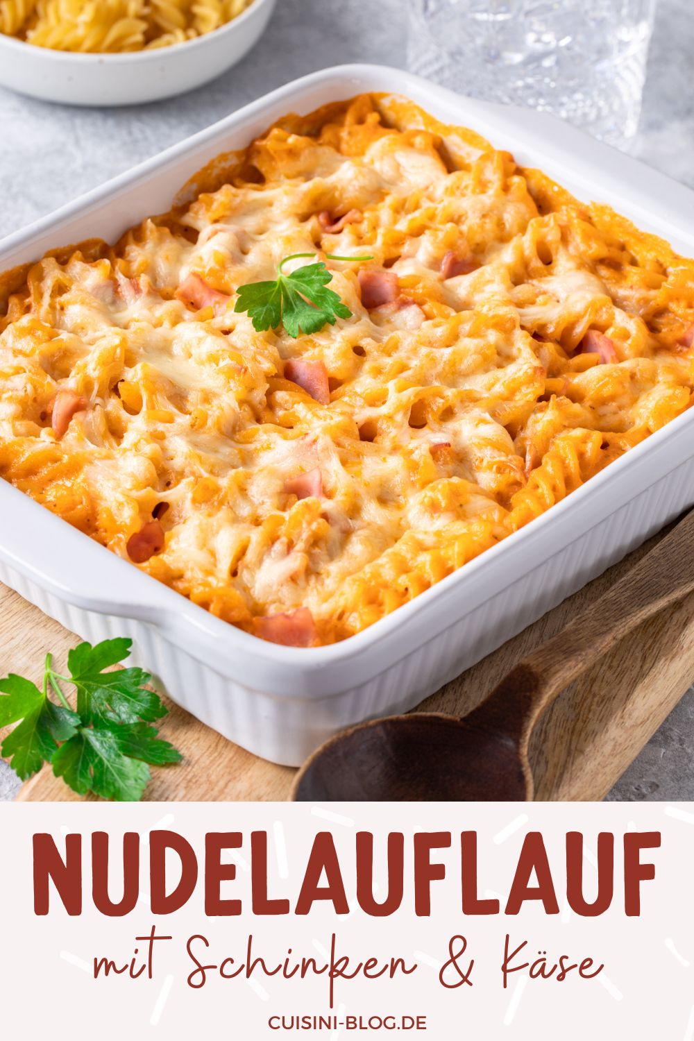 einfacher-nudelauflauf-mit-schinken-und-käse-02 Schoko Muffins Pin
