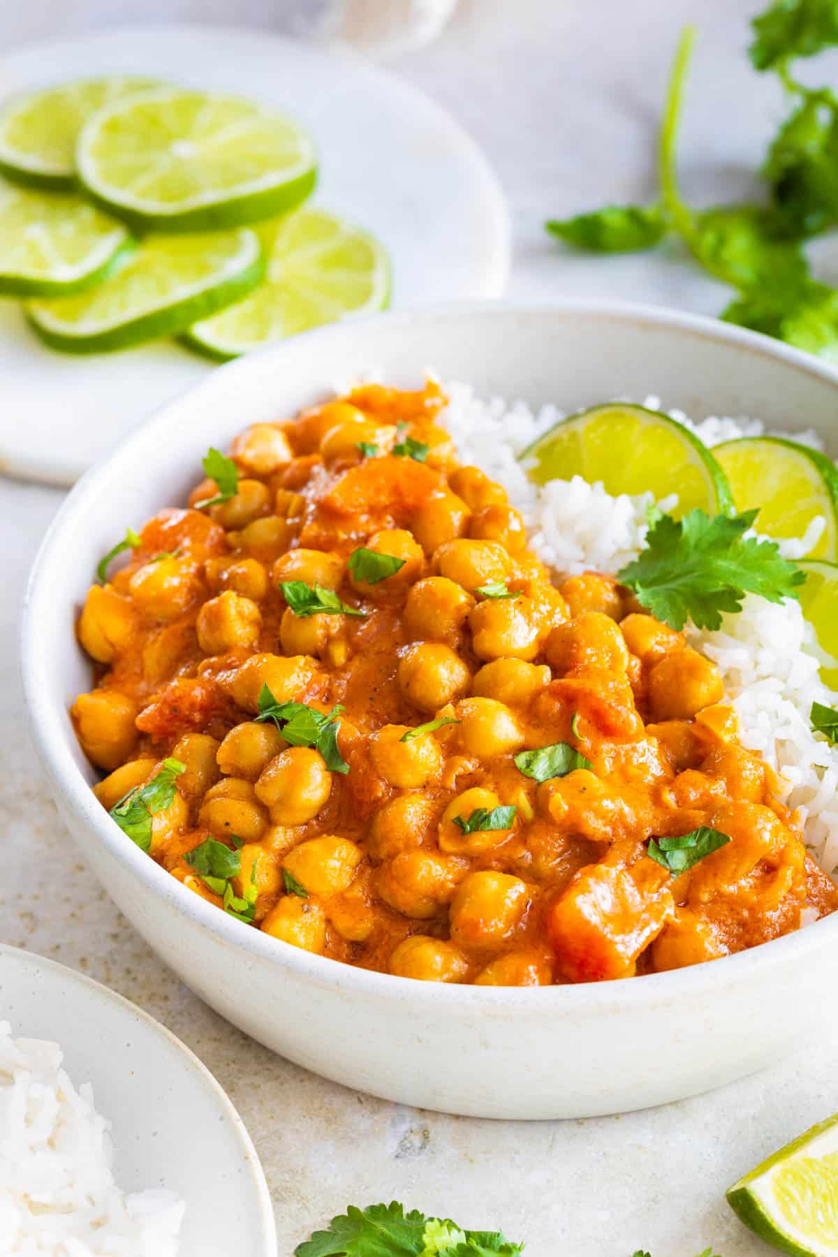 Kichererbsen-Curry mit Kokosmilch - schnell &amp; einfach