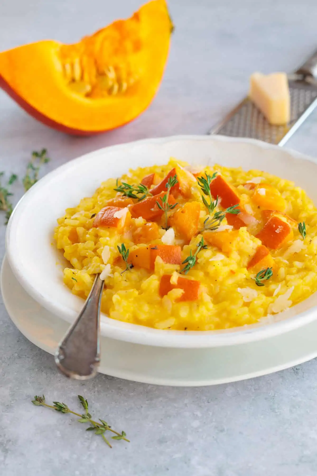 Kürbisrisotto