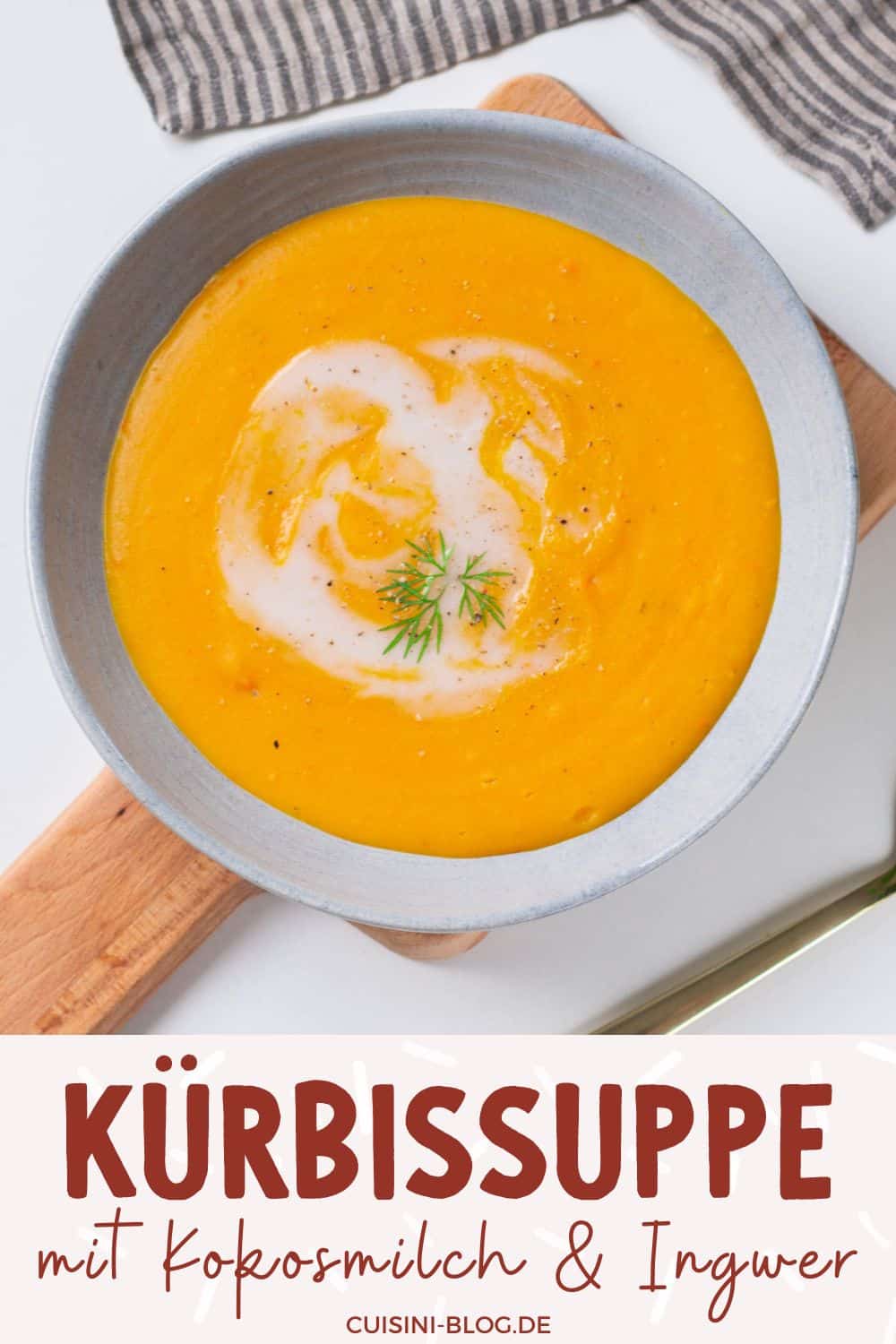 kürbissuppe-mit-kokosmilch-und-ingwer-einfach-03 Schoko Muffins Pin