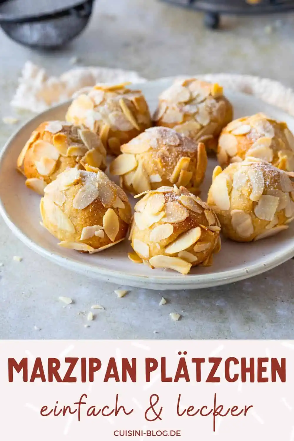 Saftige Marzipan-Plätzchen mit Mandeln - einfach &amp; lecker