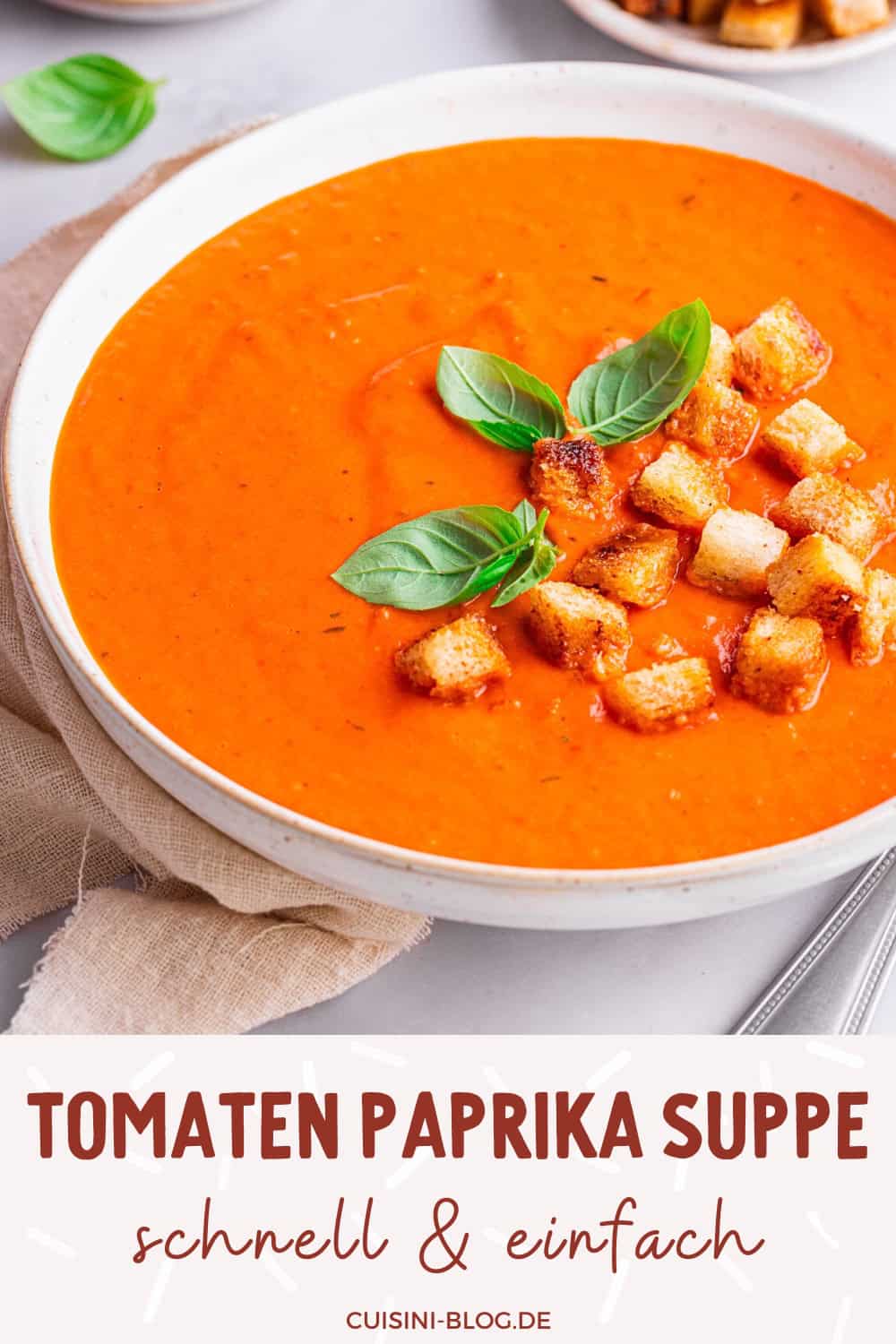 Tomaten-Paprika-Suppe aus dem Ofen
