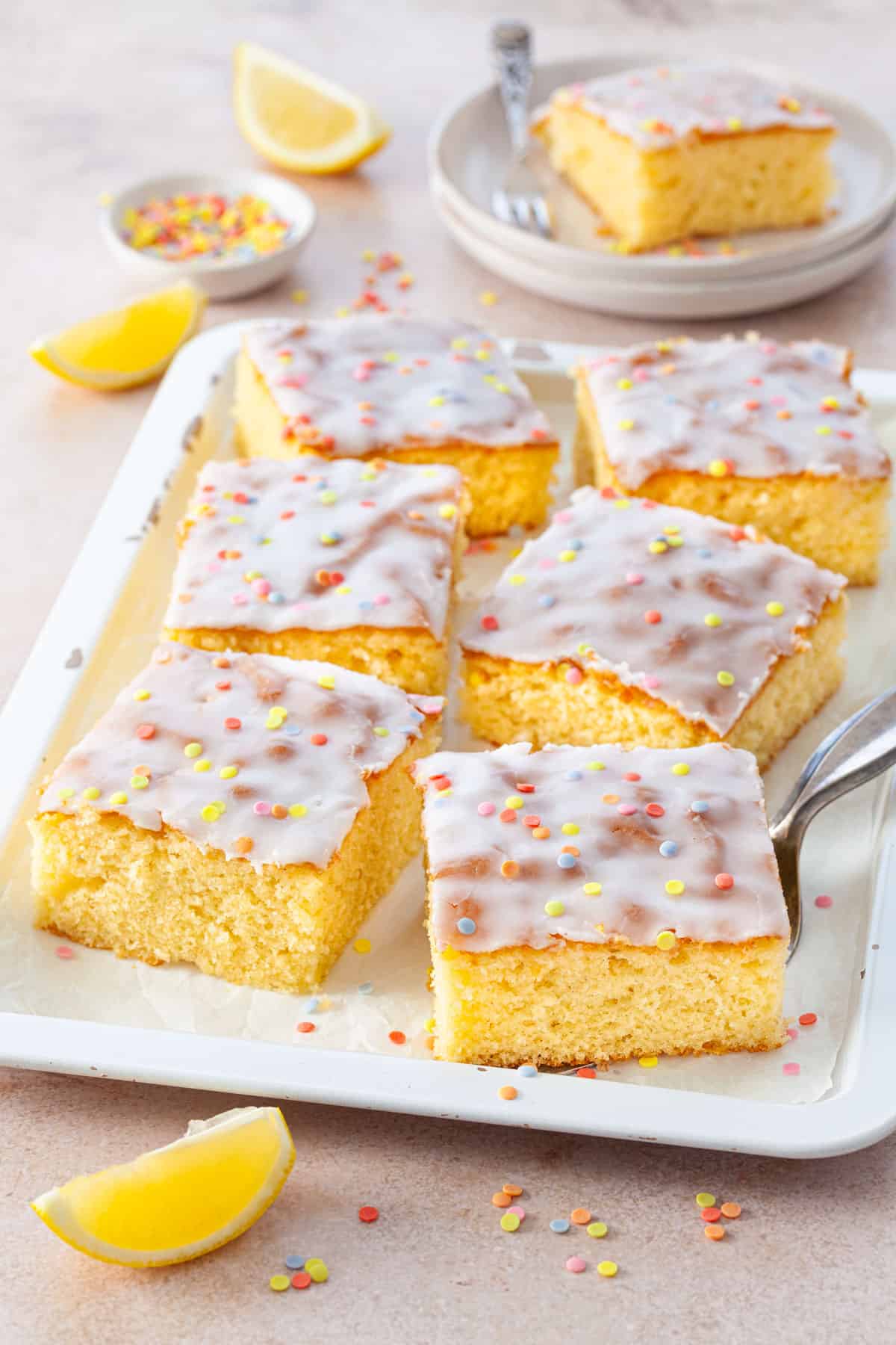 Zitronenkuchen vom Blech
