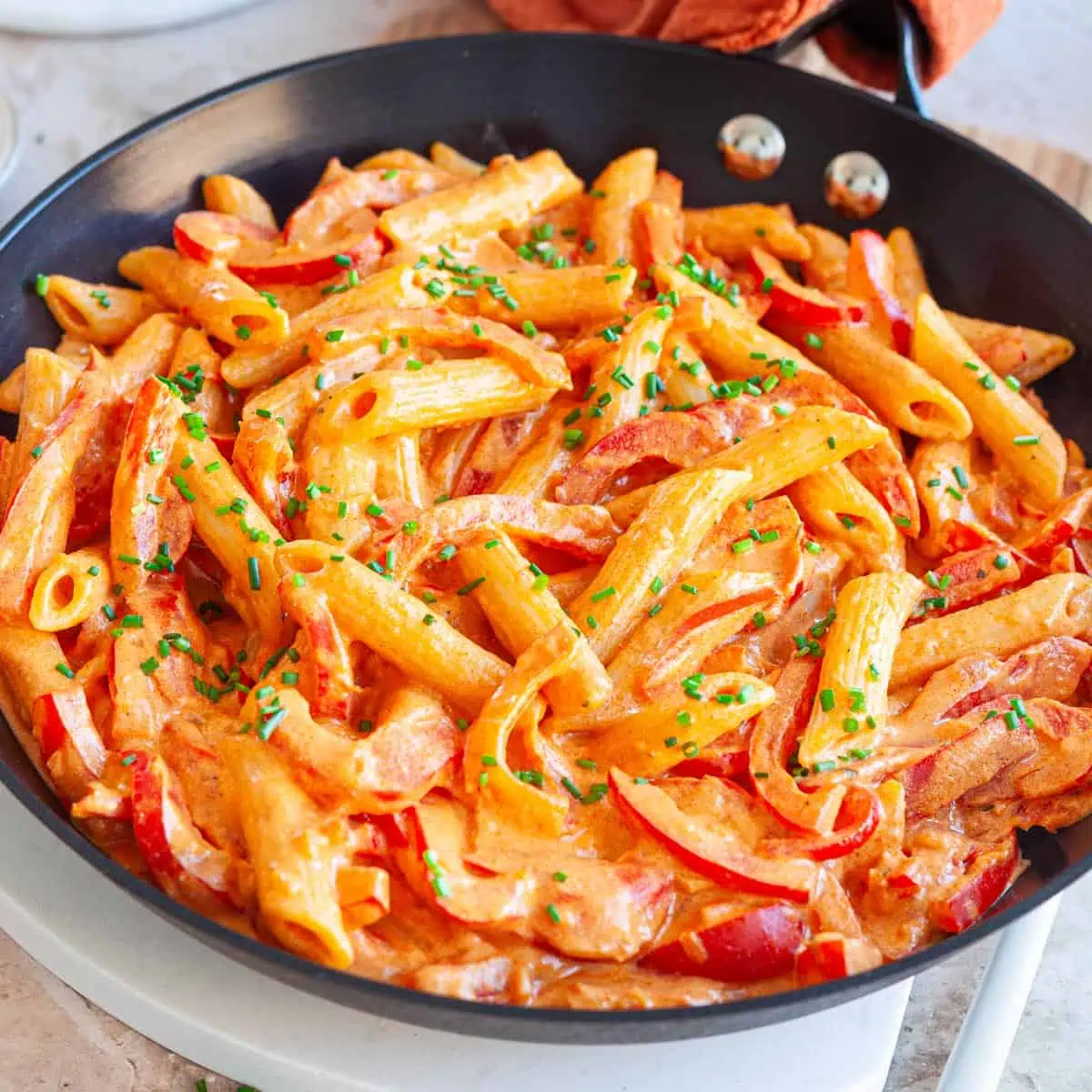Pasta mit Paprikasoße Rezept